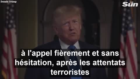 Condoléances du 45e Président, Donald Trump