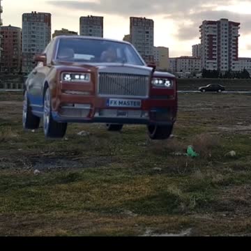 The car flew at the sound