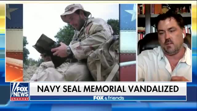 Marcus Luttrell Reacts After Fallen Navy SEAL's Memorial Vandalized by 14 yr old
