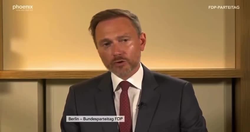 Christian Lindner - FDP - NEUE WELTORDNUNG - NWO