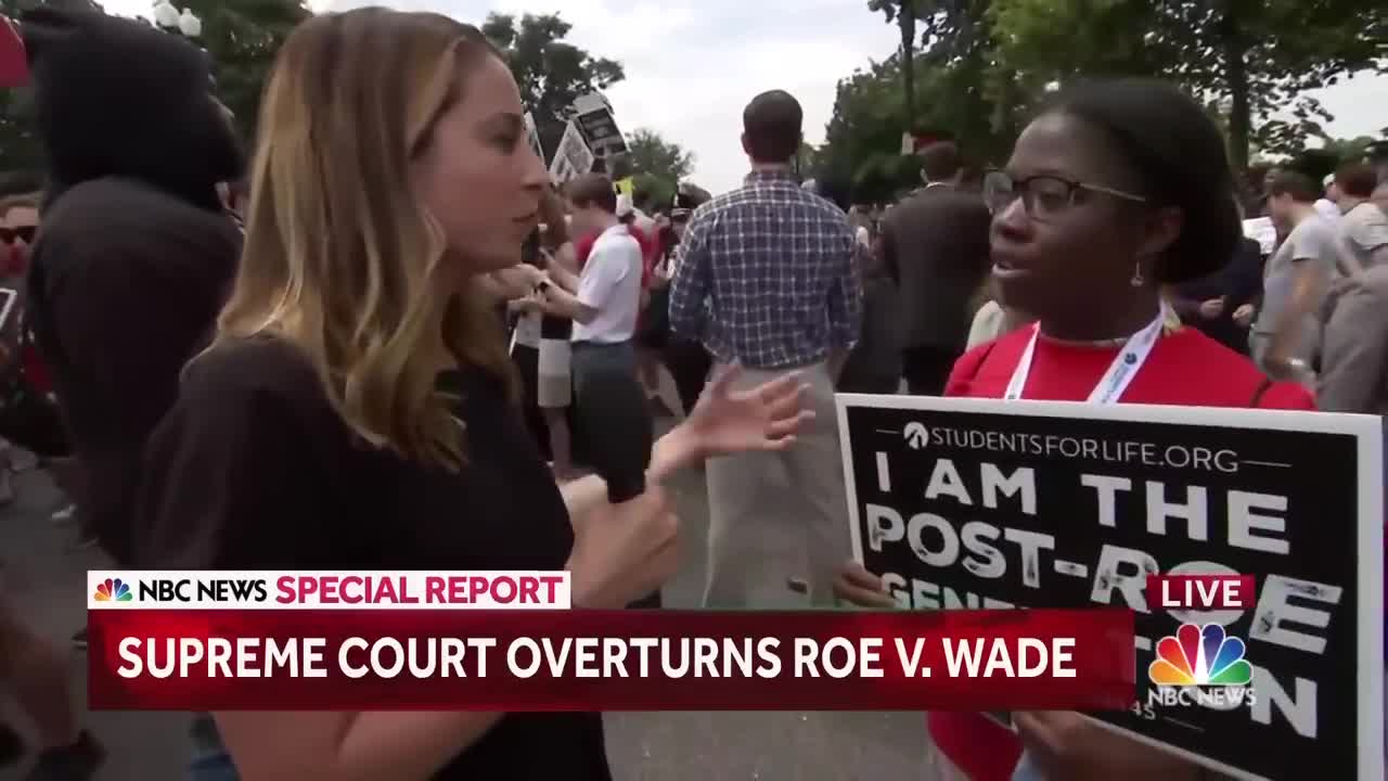 Anti-Abortion Youth Activist Celebrates Roe v. Wade Decision