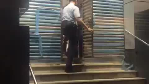 721 元朗警署落閘