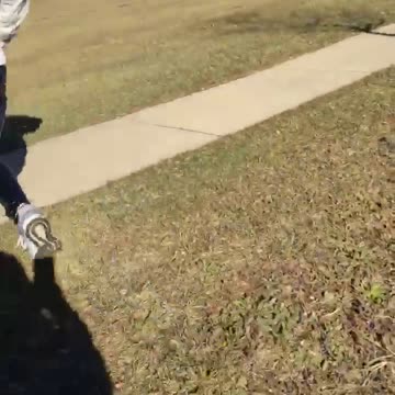 Teen Girl Walks On A Frozen Lake And Falls In