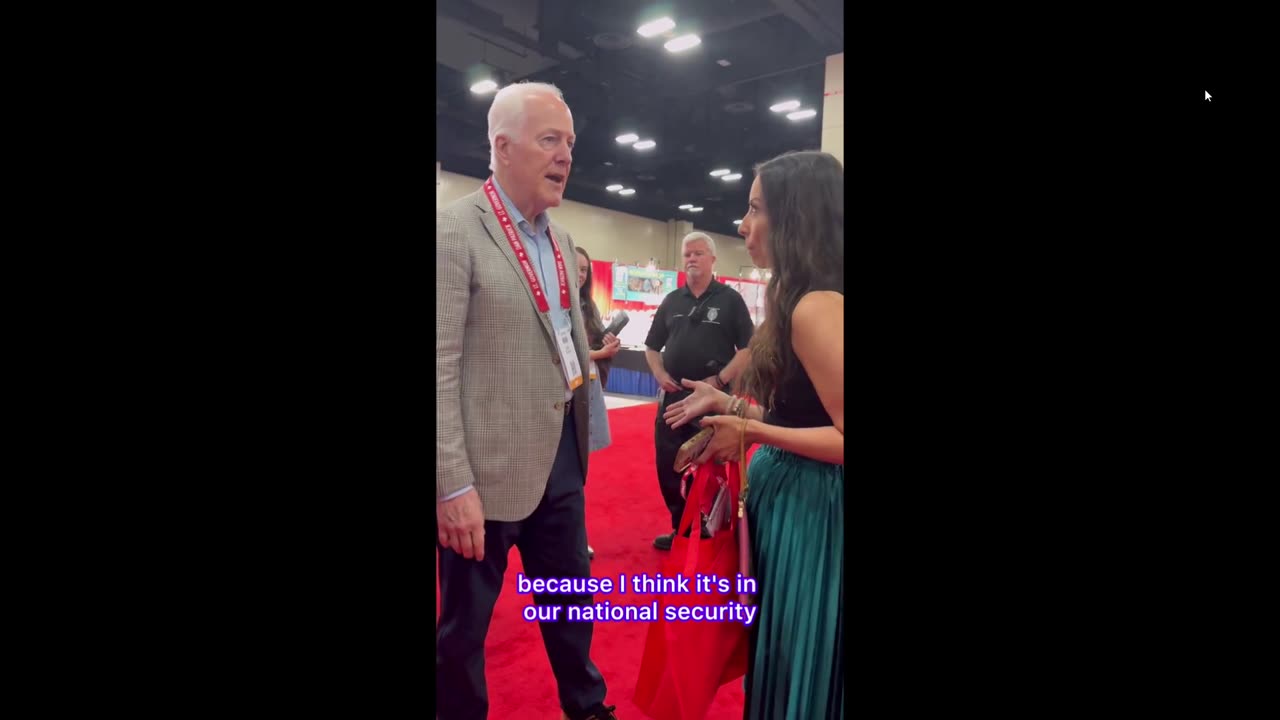 Sara Gonzales Confronts Super RINO John Cornyn about Being Wrong About Everything