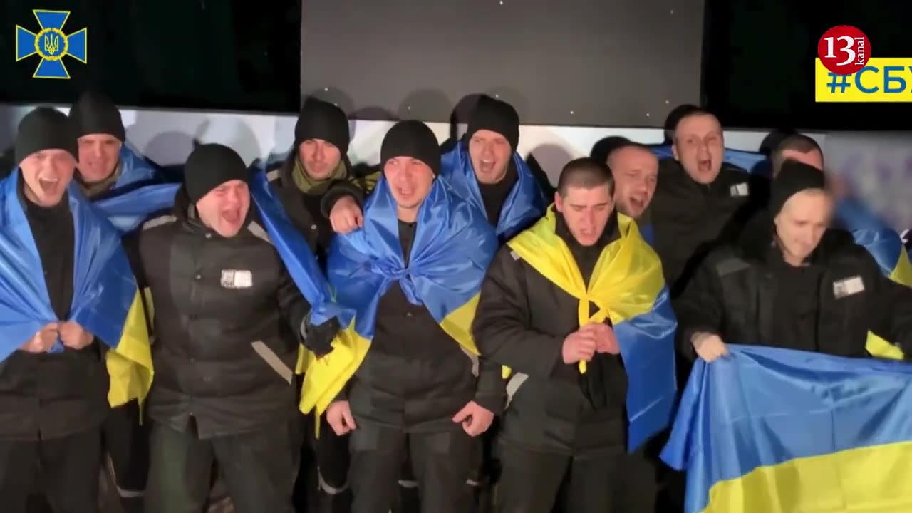 100 more Ukrainian servicemen are released from captivity - Joyful moments of returning servicemen