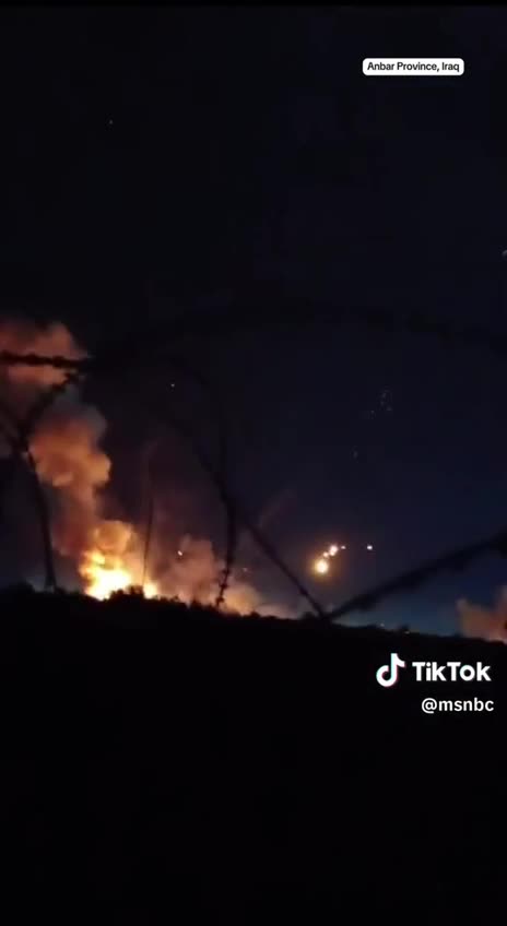 First video of US strikes in Middle East