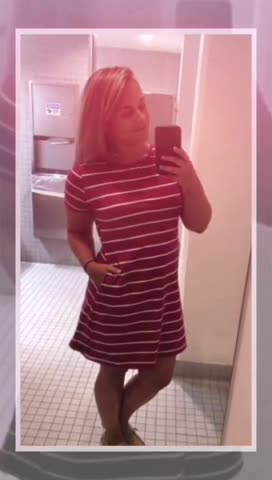 Feager Women's Casual Striped Criss Cross Short Sleeve T Shirt Dress