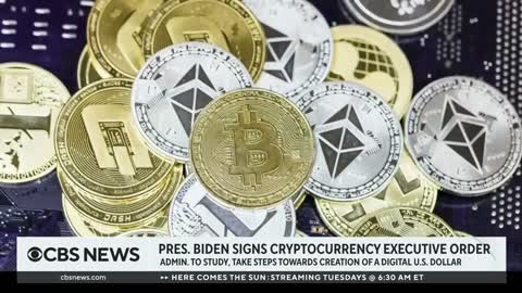 Biden signs executive order on cryptocurrency