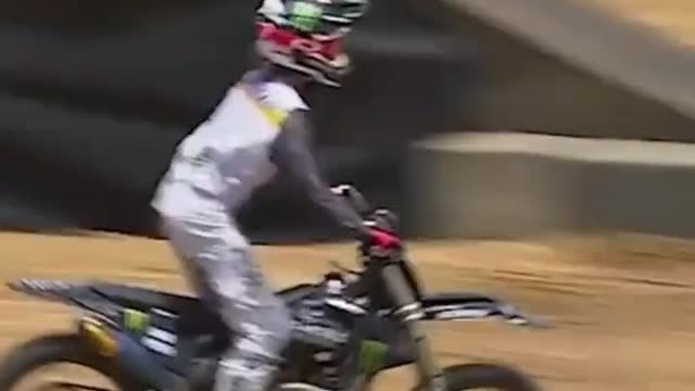 This motorcycle is very technical and beautifully done