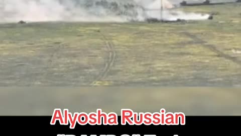 Russian Rambo Tank "Alyosha" vs 8 Ukrainian Tanks