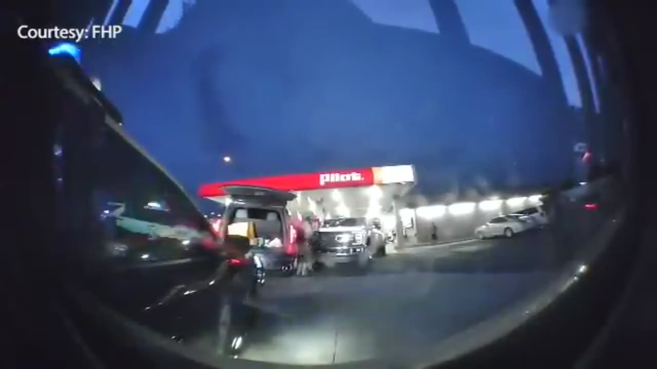 Dash Cam Video of a Police Chase in Florida.