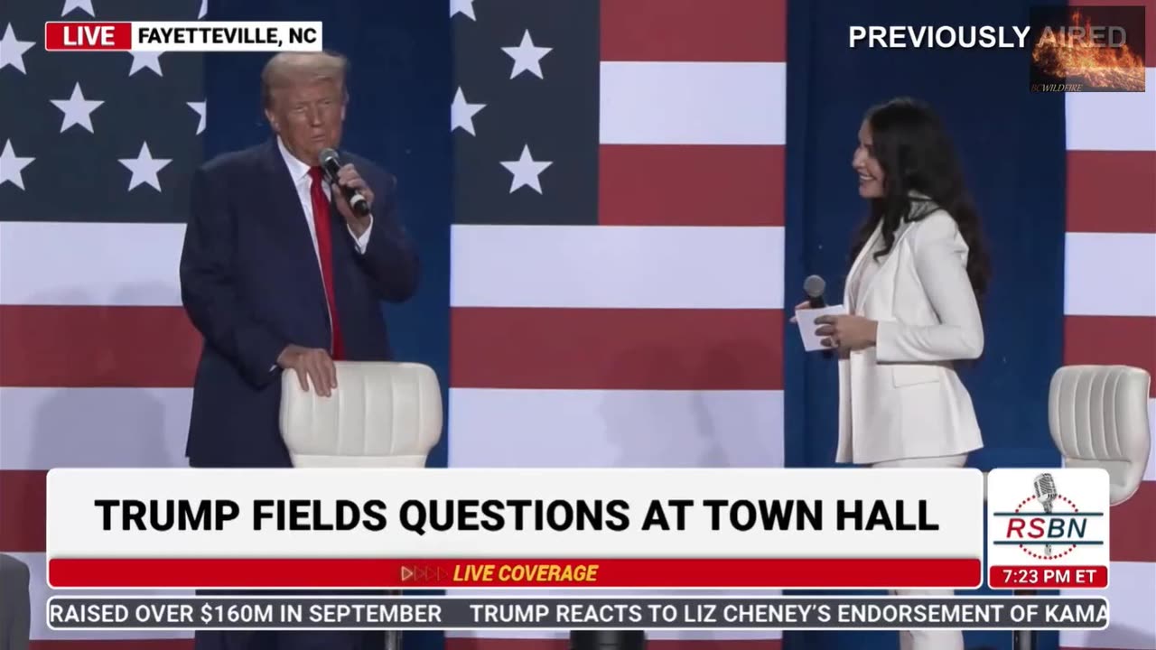 President Trump Town Hall in Fayetteville NC Oct 4 2024