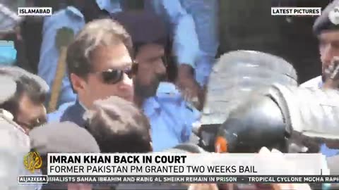 Imran khan back in court