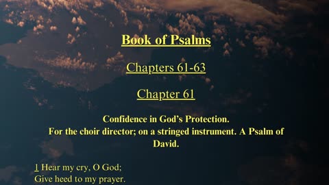 Christian Meme Video: Psalms Chapters 61 to 63 (06/09/2024)