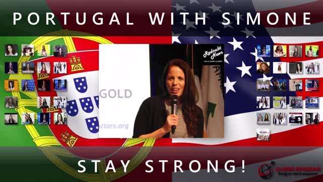 A video from Portugal to Dr Simone Gold