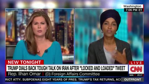 Ilhan Omar slams Trump over threats to Iran