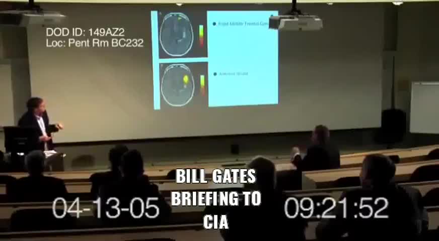 Bill Gates briefs the CIA in 2005 about his "FUNVAX" program where HE can change the behavior of Humans with Vaccines!