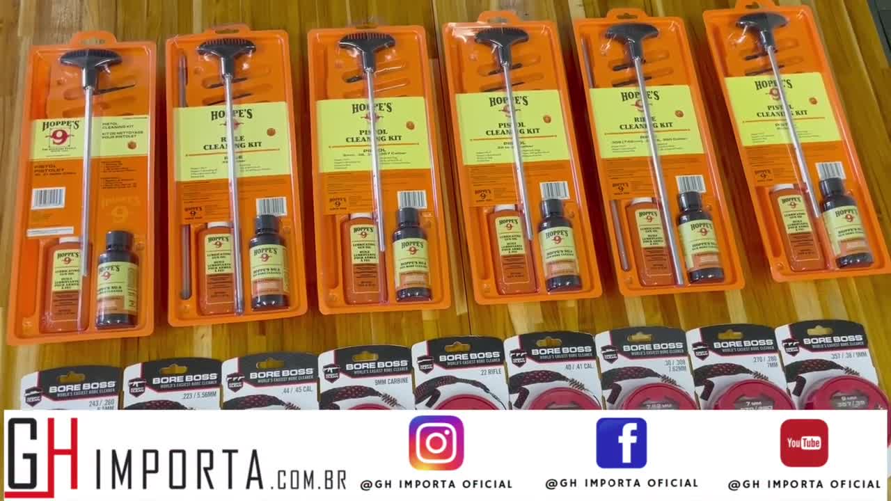 Kits de limpeza e manutenção