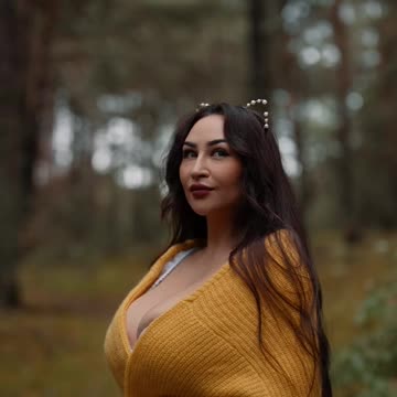 WALKING IN THE WOOD WITH FOREST FLUFFY SPIRIT #shorts