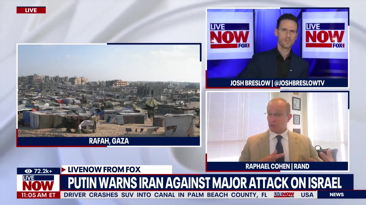 Israel-Hamas war: Russian Pres. Vladimir Putin warns Iran against major attack on Israel