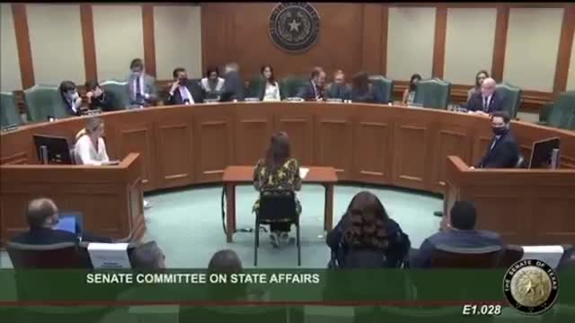 Texas Senate Committee on State Affairs Animal Tests Stopped Because They Died