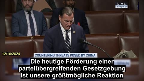 【DE】Abgeordneter Tom Suozzi fördert die Gesetzgebung SHIELD Against CCP Act zur Bekämpfung der...