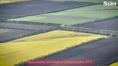 Ukrainian troops blow up Russian tanks, vehicles and soldiers