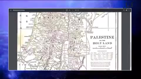 Pre-Scofield Bible shows Palestine not Israel