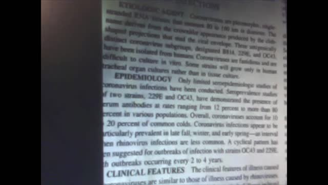 Coronavirus in medical dictionary