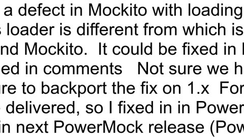 javalangNoClassDefFoundError Could not initialize class orgmockitointernalutilMockUtil