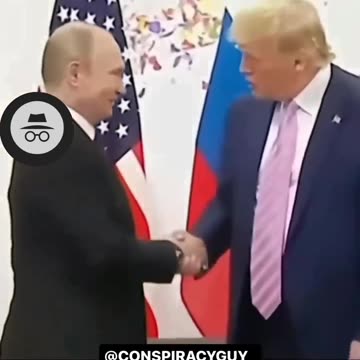 Curious handshake By Donald Tramp