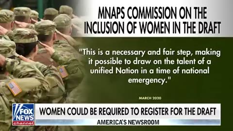 Proposed legislation would require women to register for draft Fox News