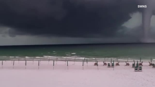 waterspout sighted off the coast in #Destin, #Florida