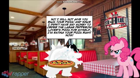 Dark Snow Bowser Steals Pinkie Pie's Pizza at Pizza Hut/Grounded
