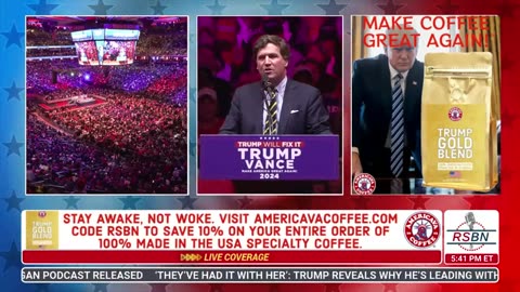 Tucker Carlson Delivers Remarks at Madison Square Garden! - 10/27/2024