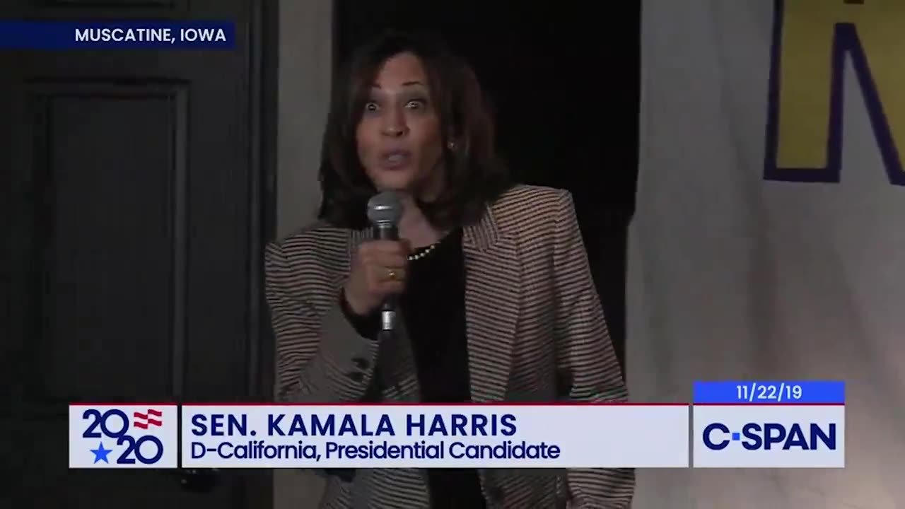 Komrade Harris says she'd ‘snatch’ the patents of businesses & take them over!