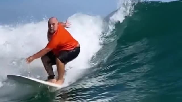 You know, fat people can surf, too