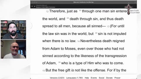 IFF Bible Study - Romans 5 continued (part 11)