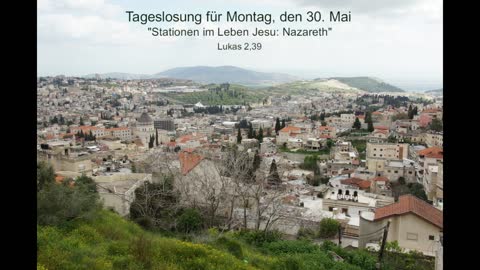 Tageslosung für Montag, den 30. Mai