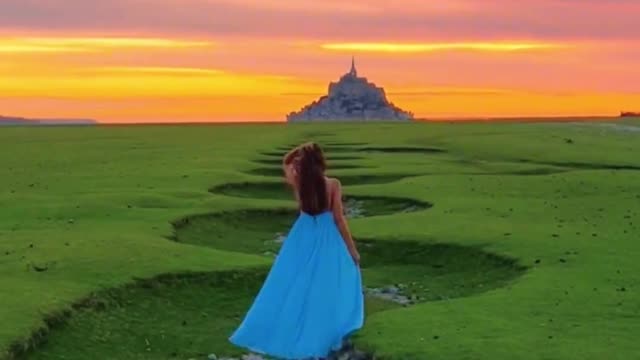 Castle in comic world