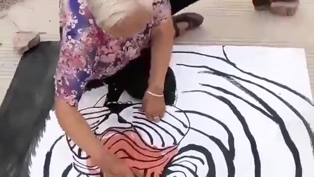 Incredible painting skill