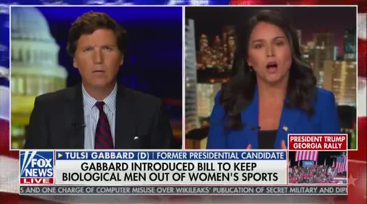 Tucker Carlson and Tulsi Gabbard Absolutely Demolish the Left's Denial of Basic Biology