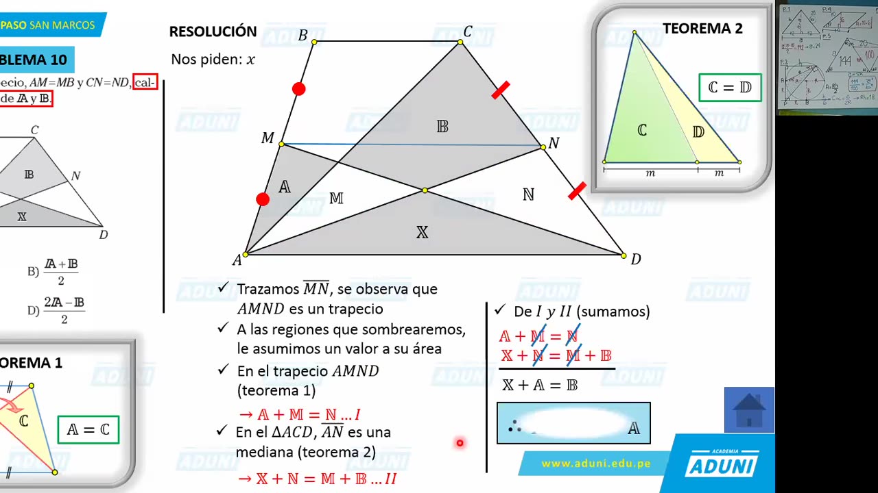 REPASO ADUNI 2021 | Semana 06 | Geometría