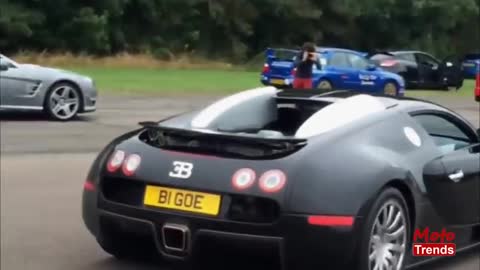 Ferrari LaFerrari Vs Bugatti Veyron Drag Race - Supercar Racing