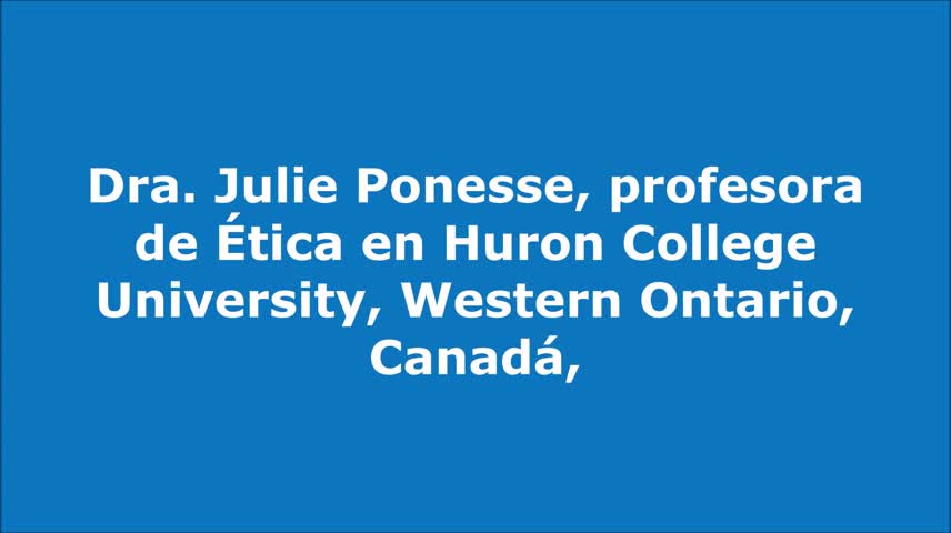 Dra. Julie Ponesse, profesora de Ética y ejemplo de valentía frente al poder totalitario