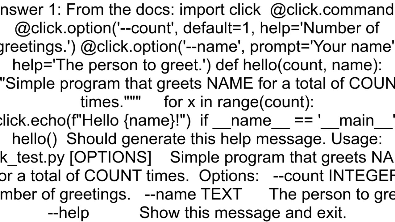 Click help not coming up