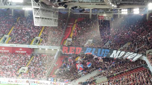 FANS OF THE FOOTBALL CLUB CSKA