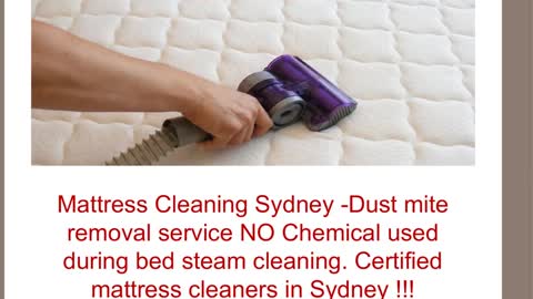 Mattress Cleaning Sydney