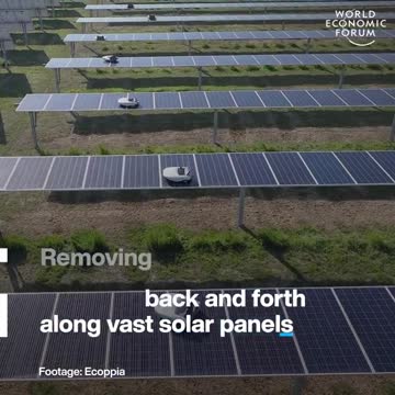 Autonomous Robot , Self Cleaning & Powered by Solar Energy.