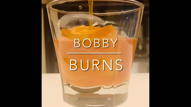 Worlds best whisky cocktails "The Bobby Burns"